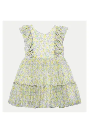 Rochie de vara fete Abel Lula - 5046 - Poliester/Elastan - 14 ani - Verde