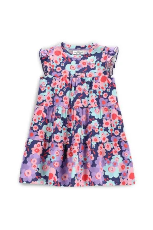 Rochie de vara fete  WC5129201HGN - Bumbac/Elastan - Multicolor