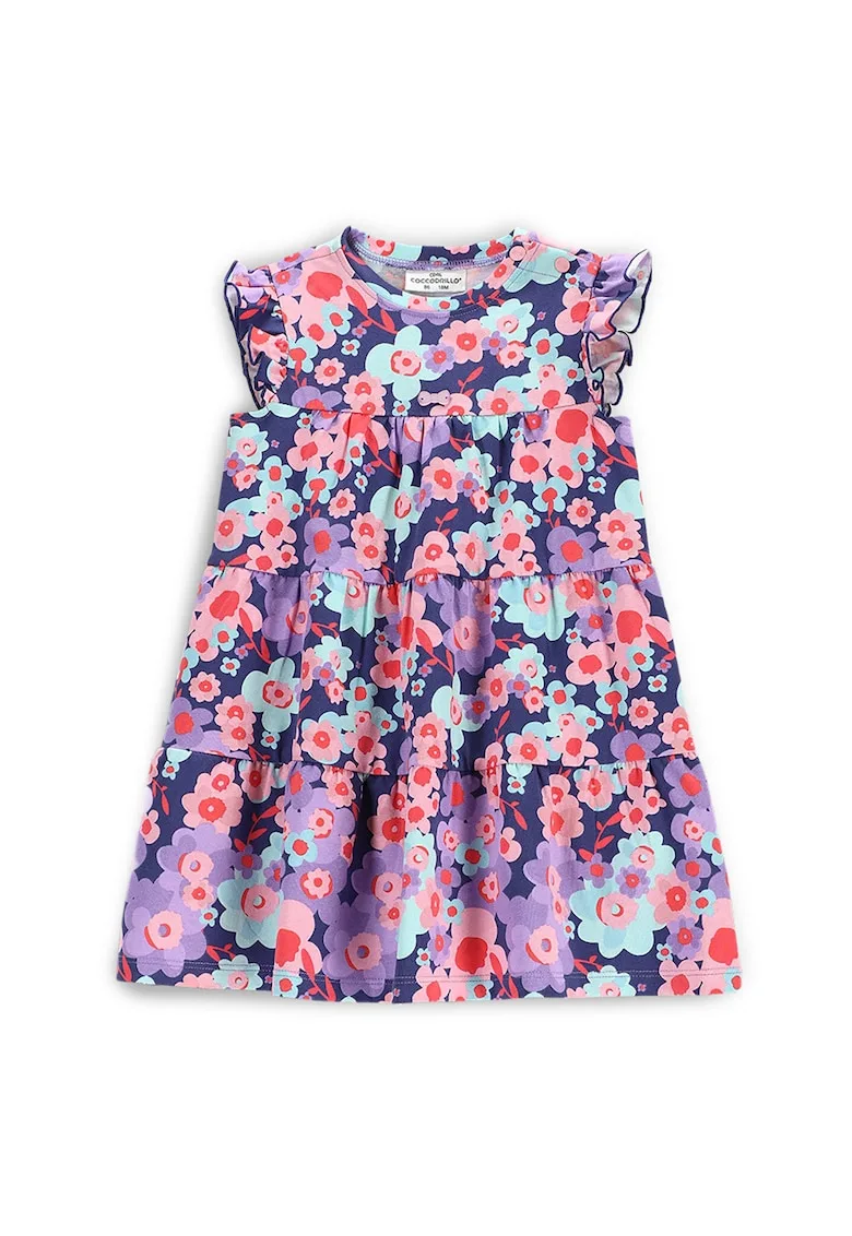 Rochie de vara fete WC5129201HGN - Bumbac/Elastan - Multicolor