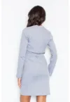 Rochie de vara -  gri - bumbac -