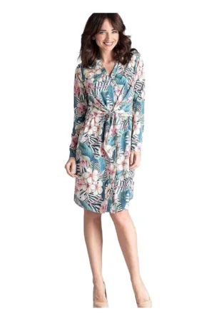 Rochie de zi 59021943 - Poliester - Multicolor