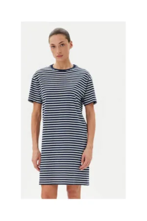 Rochie de zi Dama -  bleumarin - 100% bumbac -