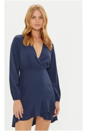 Rochie de zi Kendall PL953610 Bleumarin Regular Fit - Viscoza