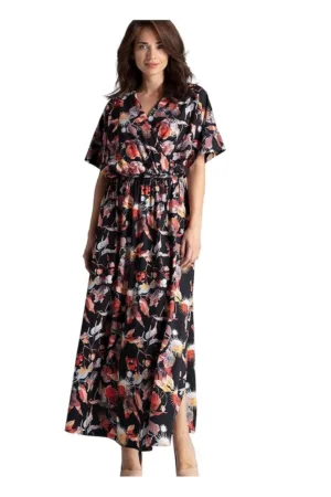 Rochie de zi - Poliester/Elastan - Negru