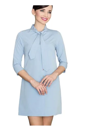 Rochie de zi - Poliester/Viscoza - Albastru