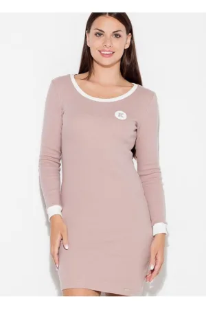 Rochie de zi cu zi - casual - confortabil - material usor - roz