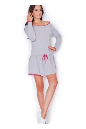 Rochie de zi  gri -