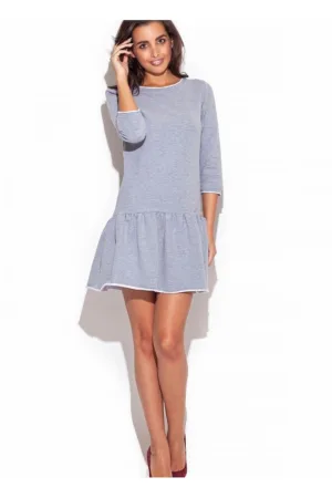 Rochie de zi gri - casual