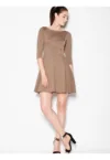 Rochie de zi  maro - casual -