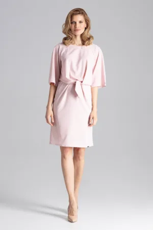 Rochie - design modern - roz - vara - poliester