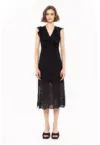 Rochie din amestec de bumbac cu broderie