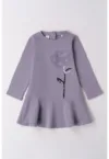 Rochie din amestec de bumbac cu paiete