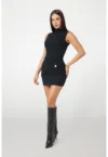 Rochie din amestec de modal cu detaliu petrecut