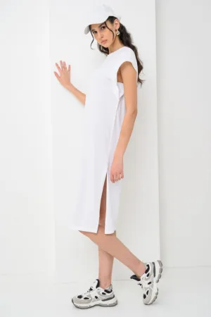 Rochie din amestec de modal cu slituri laterale Edress
