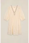 Rochie din bumbac cu broderie