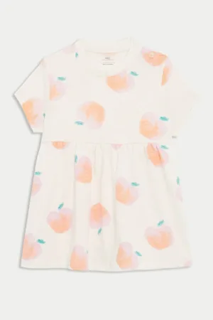 Rochie din bumbac cu croiala in A