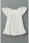 Rochie din bumbac cu decolteu patrat
