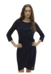 Rochie din catifea cu model petrecut -