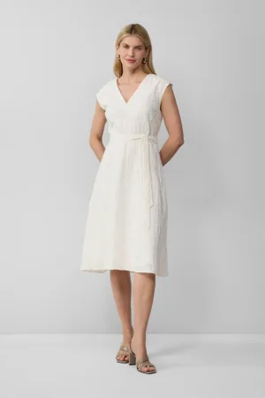 Rochie din dantela Sangallo cu croiala in A