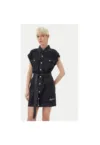 Rochie din denim dama  A2W13023 - Sintetic - M INTL - Gri