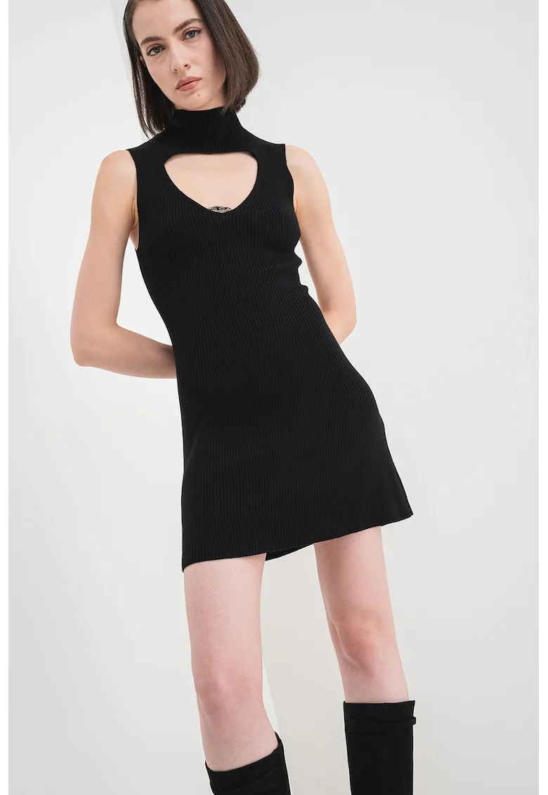 Rochie din lana cu decupaj frontal M-Oloni