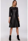 Rochie din piele artificiala -