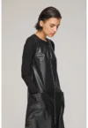 Rochie din piele ecologica - fara maneci