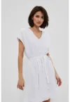 Rochie din tesatura plumeti