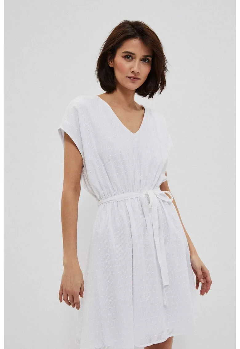 Rochie din tesatura plumeti