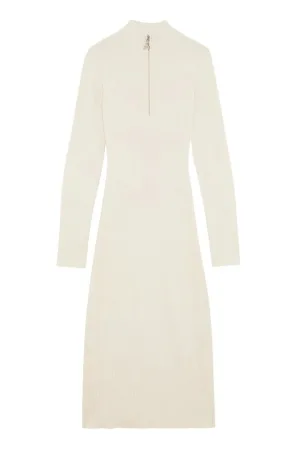 Rochie din tricot cu guler inalt