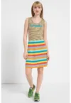 Rochie din tricot cu model in dungi