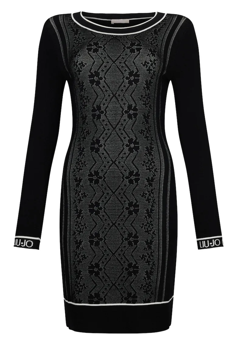 Rochie din tricou cu decolteu rotund