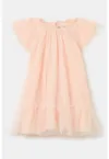 Rochie din tul cu aspect stralucitor
