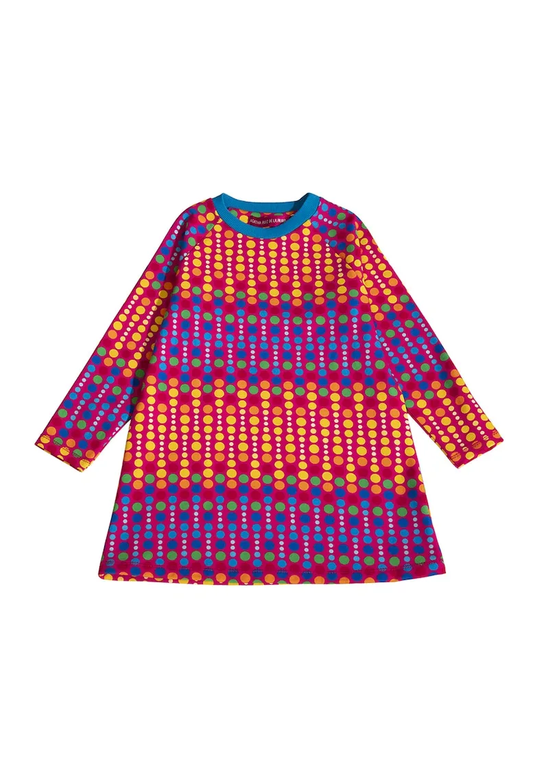 Rochie dreapta cu buline