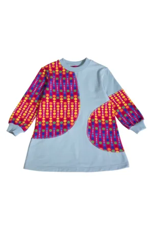 Rochie dreapta cu decolteu la baza gatului