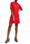 Rochie dama -  Bumbac - Rosu -
