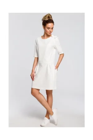 Rochie dreapta cu pe umar