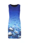 Rochie dreapta - fara maneci - cu imprimeu