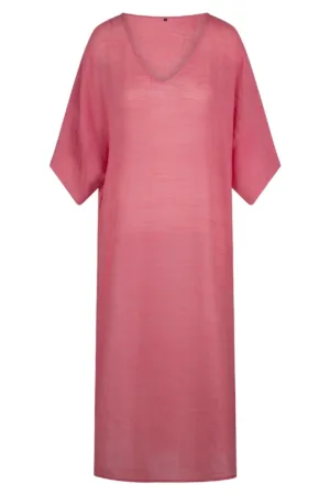 Rochie dreapta lunga cu slituri laterale 31485