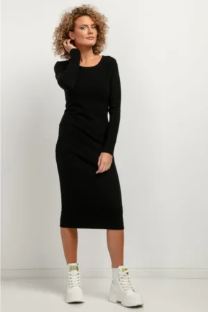 Rochie dreapta uni T377 - negru