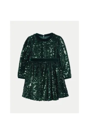 Rochie eleganta 5528 Verde Regular Fit - Poliester