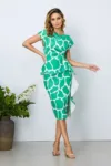 Rochie eleganta Aisha Verde