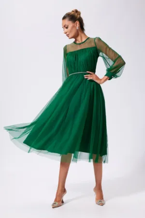 Rochie eleganta Beatrice Verde