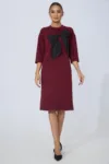Rochie eleganta Giulietta Bordo
