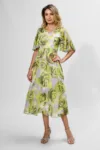 Rochie eleganta Hermione Lime