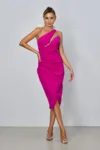 Rochie eleganta Justinne Fucsia