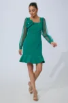 Rochie eleganta Moze Milagros Verde
