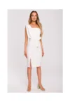 Rochie eleganta - Poliester - Ecru