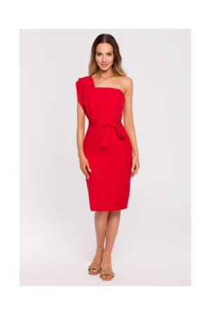 Rochie eleganta - Poliester - Rosu