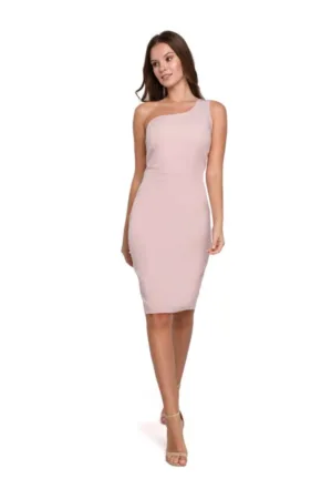 Rochie eleganta - Poliester - Roz -